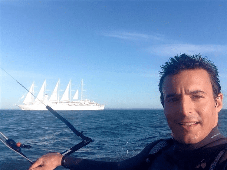 Francisco Lufinha Portuguese kitesurfer breaks his own world record Portugal Resident