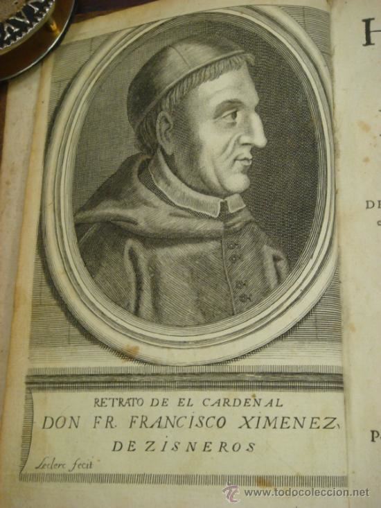 Francisco Ximénez historia del cardenal don fr francisco ximenez Comprar Libros