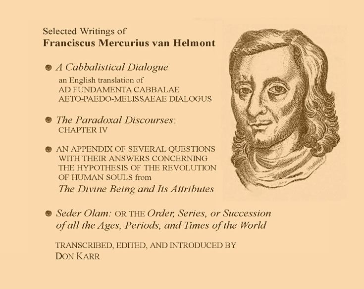 Franciscus Mercurius van Helmont Hermetic Kabbalah Selected Writings of Franciscus Mercurius van Helmont