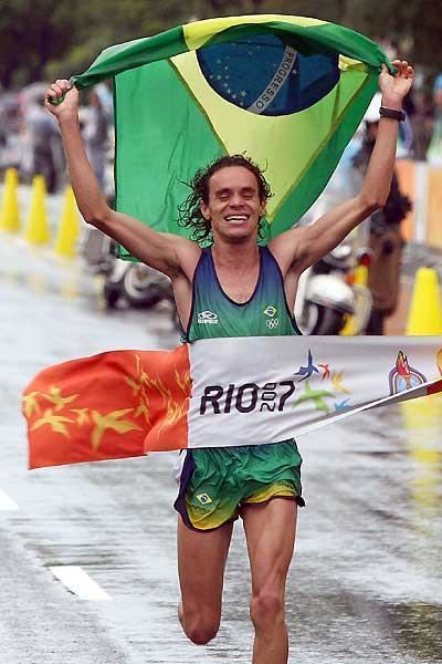 Franck de Almeida Brazilian de Almeida wins Marathon PanAm Games Final