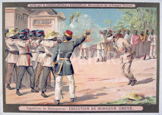 Franco-Hova Wars First FrancoHova War 18831886 Execution of Monsieur Greve