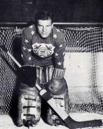 Frank Brimsek Third String Goalie 194041 Boston Bruins Frank Brimsek Jersey