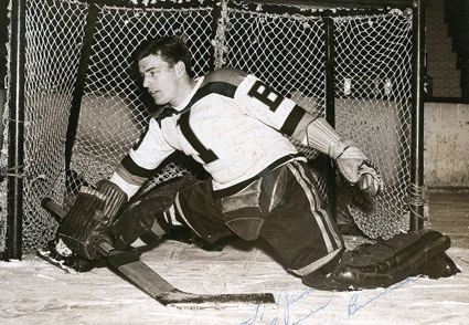 Frank Brimsek Third String Goalie 194041 Boston Bruins Frank Brimsek