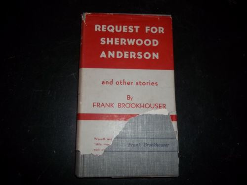 Frank Brookhouser Request For Sherwood Anderson and other stories by Frank Brookhouser