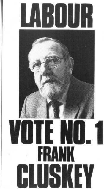 Frank Cluskey Frank Cluskey Labour European Elections 1984 Irish Election