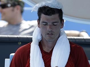 Frank Dancevic Canada39s Frank Dancevic faints after hallucinating that he