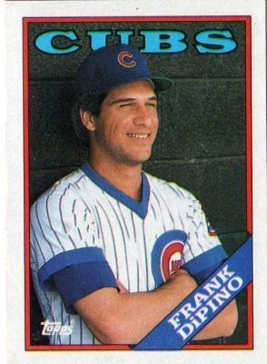 Frank DiPino CHICAGO CUBS Frank Dipino 211 TOPPS Orange Back 1988 MLB Baseball