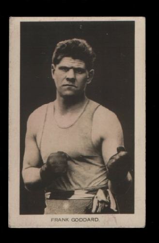 Frank Goddard Boxing trade cards famous boxers Frank Goddard 700