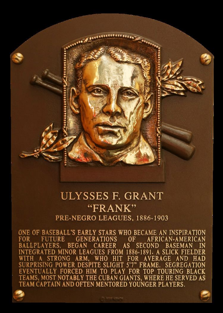 Frank Grant Grant Frank Baseball Hall of Fame