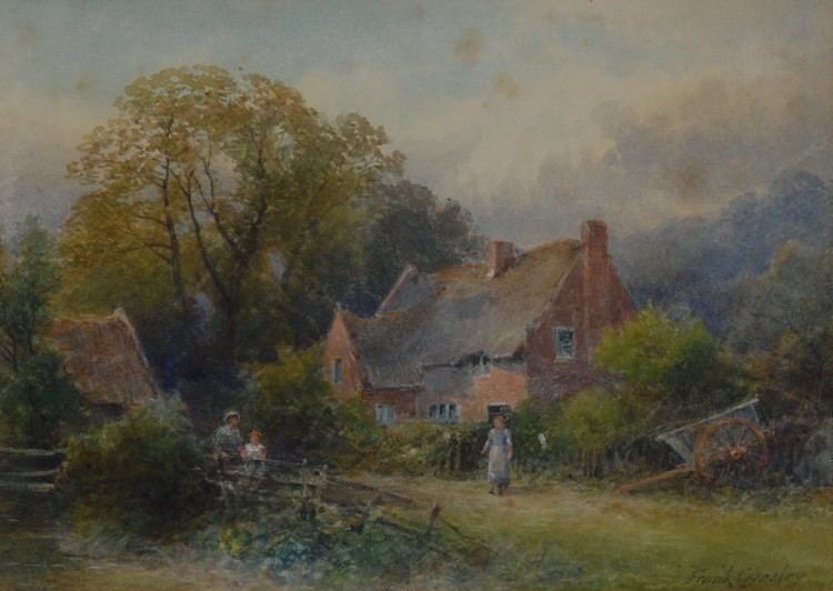Frank Gresley Frank Gresley 18551936 A Derbyshire Cottage signed watercolour