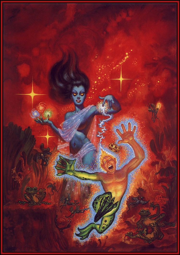 Frank Kelly Freas Freas Frank Kelly AHSI70 Never Mess with a Witch D50