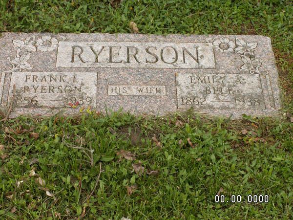 Frank L. Ryerson Frank L Ryerson 1856 1939 Find A Grave Memorial