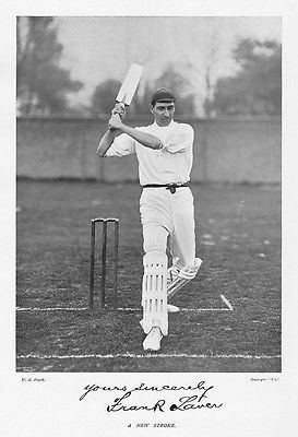 Frank Laver Cricket frank laver australian test cricketer antique