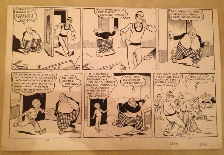 Frank Minnitt Frank Minnitt Billy Bunter strip late 1950s in Alan Hendersons