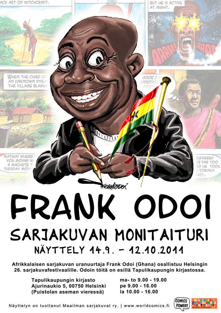 Frank Odoi (cartoonist) Comics with attitude Frank Odoi at the 27th Helsinki Comics Festival