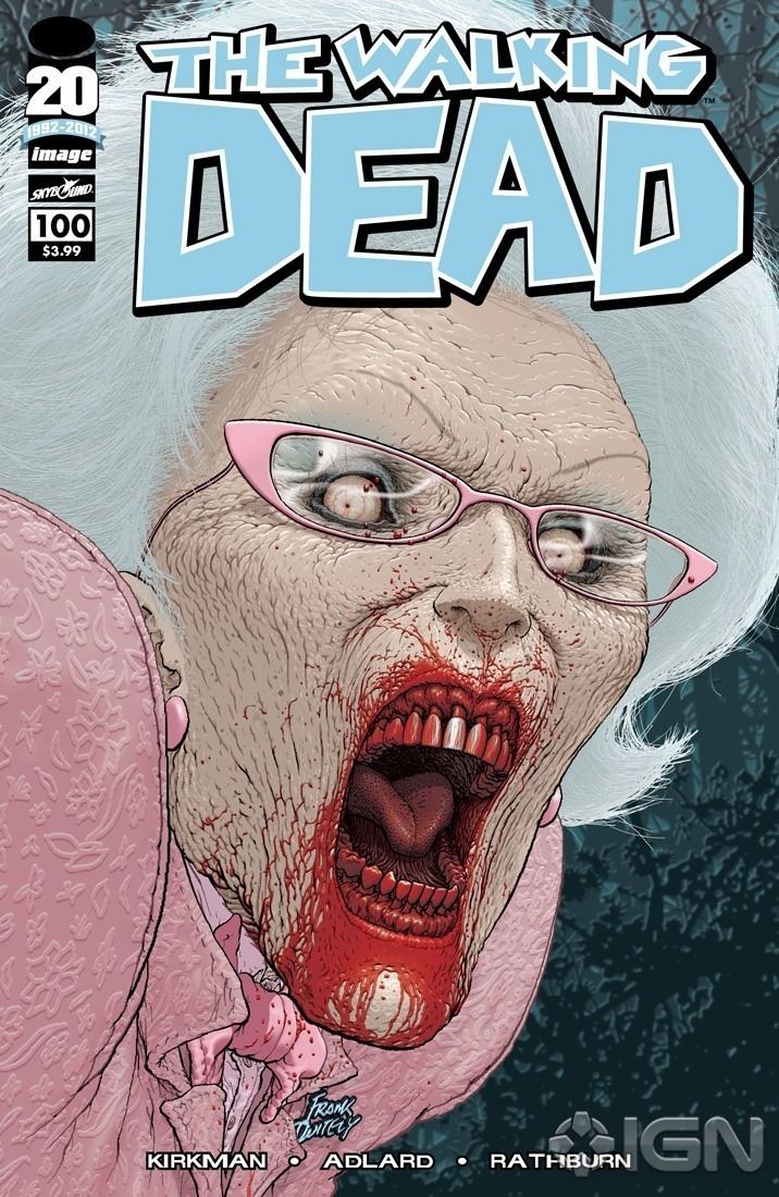 Frank Quitely Check Out Frank Quitely39s Walking Dead 100 Cover IGN
