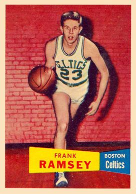 Frank Ramsey (basketball) 1957 Topps Frank Ramsey 15 Basketball Card Value Price Guide