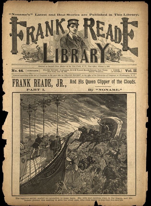 Frank Reade USFLDC Home Frank Reade Dime Novels Collection