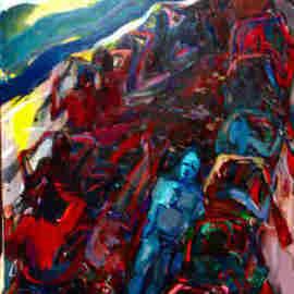 Frank Shifreen Frank Shifreen Artwork Portrait Original Painting Acrylic