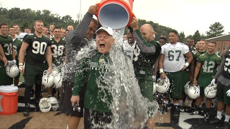 Frank Solich Ice Bucket Challenge Frank Solich and Ohio Football Staff Take the