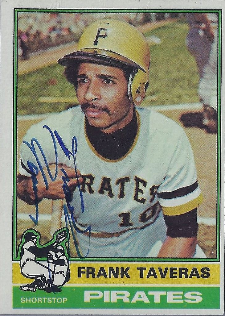 Frank Taveras 1976 Topps Frank Taveras 36 Shortstop Autographed B Flickr