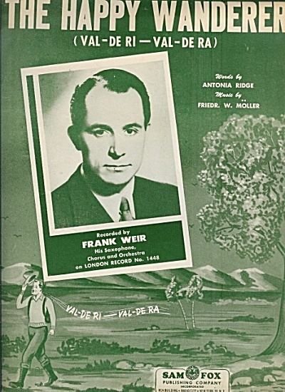 Frank Weir Bakeliedjes Frank Weir His Orchestra The happy wanderer 1954