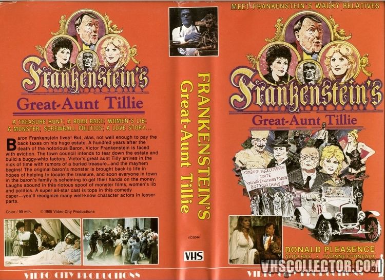 Frankenstein's Great Aunt Tillie Frankensteins Great Aunt Tillie VHSCollectorcom Your Analog