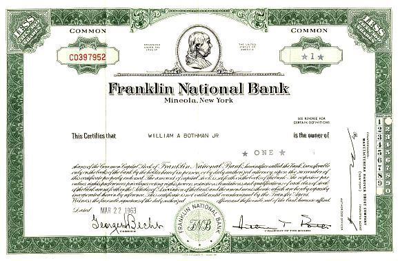 Franklin National Bank epyimgcomayscripophilyfranklinsquarenationa