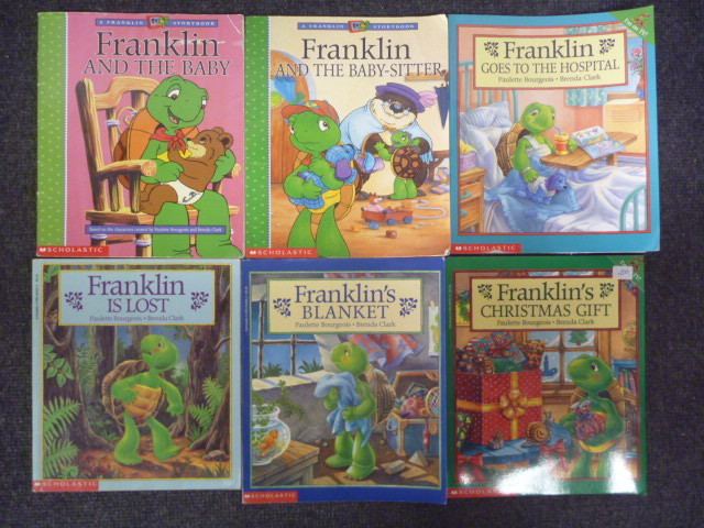 Franklin the Turtle (books) Lot of 10 Franklin the Turtle by Bourgeois Clark Kid Children Books
