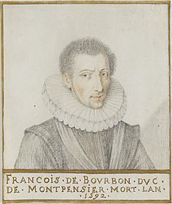 François, Duke of Montpensier httpsuploadwikimediaorgwikipediacommonsthu