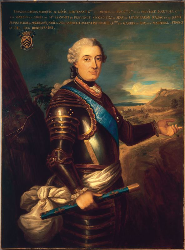 François Gaston de Lévis Franois Gaston de Lvis la dfense de la Nouvelle France Guy