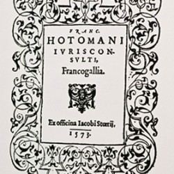 François Hotman Franois Hotman 15241590 Muse virtuel du Protestantisme