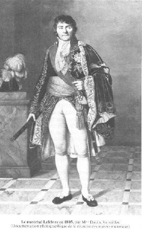 François Joseph Lefebvre FranoisJoseph Lefebvre Duke of Danzig Marchal de France1755