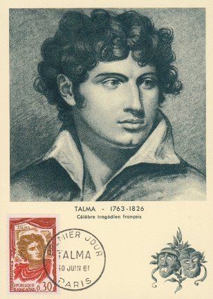François-Joseph Talma Actor Talma with Cape Named After Him