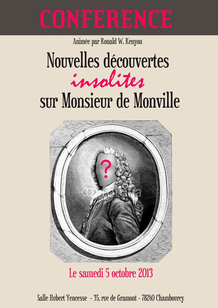 François Racine de Monville Racine de Monville Home Page News Log Archive 19992014