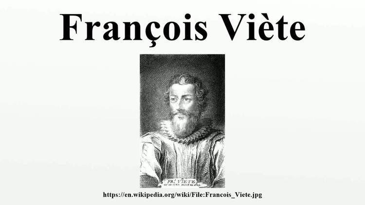 François Viète Franois Vite YouTube