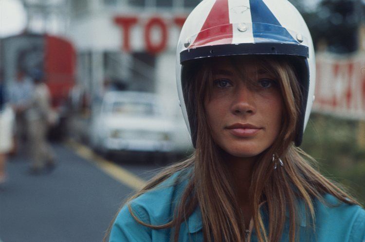 Françoise Hardy On the set of 39Grand Prix39 Pit stop with Franoise Hardy Classic