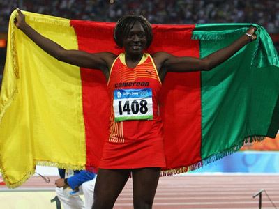 Françoise Mbango Etone wwwathleticsafricacomwww2filesfrancoisejpg