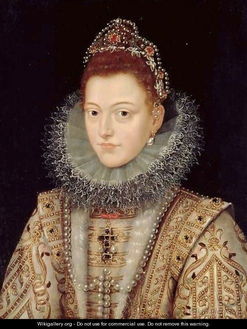 Frans Pourbus the Younger Portrait of Isabella Clara Eugenia 15661633 c1599