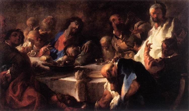 Franz Anton Maulbertsch The Last Supper by MAULBERTSCH Franz Anton