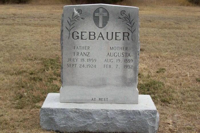 Franz Gebauer Franz Gebauer 1859 1924 Find A Grave Memorial
