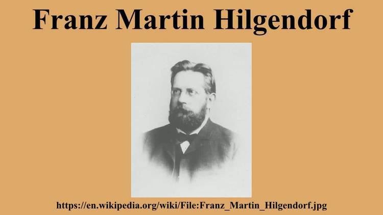 Franz Martin Hilgendorf Franz Martin Hilgendorf YouTube