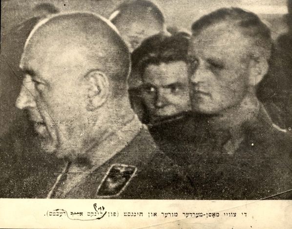 Franz Murer Franz Murer and Hans Hingst war criminals who served in the German