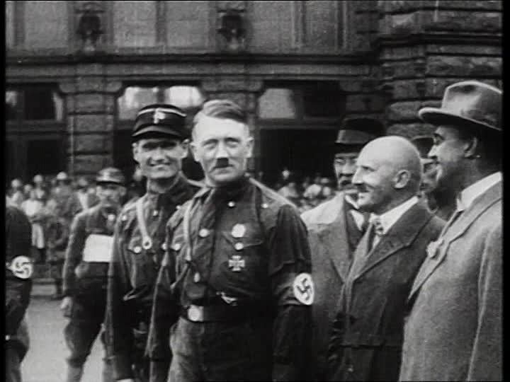 Franz Pfeffer von Salomon NSDAP Nuremberg Rally Germany 1927 SD Stock Video 172512