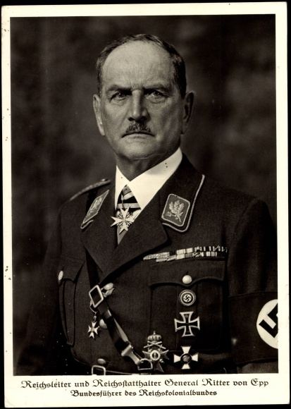 Franz Ritter von Epp Postcard Reichsleiter und Reichsstatthalter General Franz