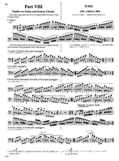 Franz Simandl New Method For The Double Bass Book II Sheet Music By