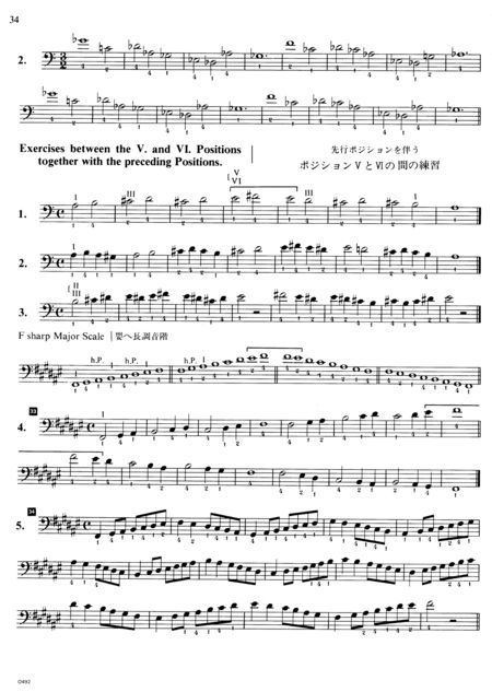 Franz Simandl New Method For The Double Bass Book I Sheet Music By