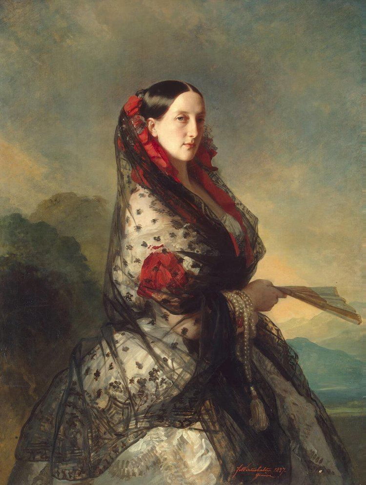 Franz Xaver Winterhalter Portrait of Grand Duchess Maria Nikolayevna Franz Xaver