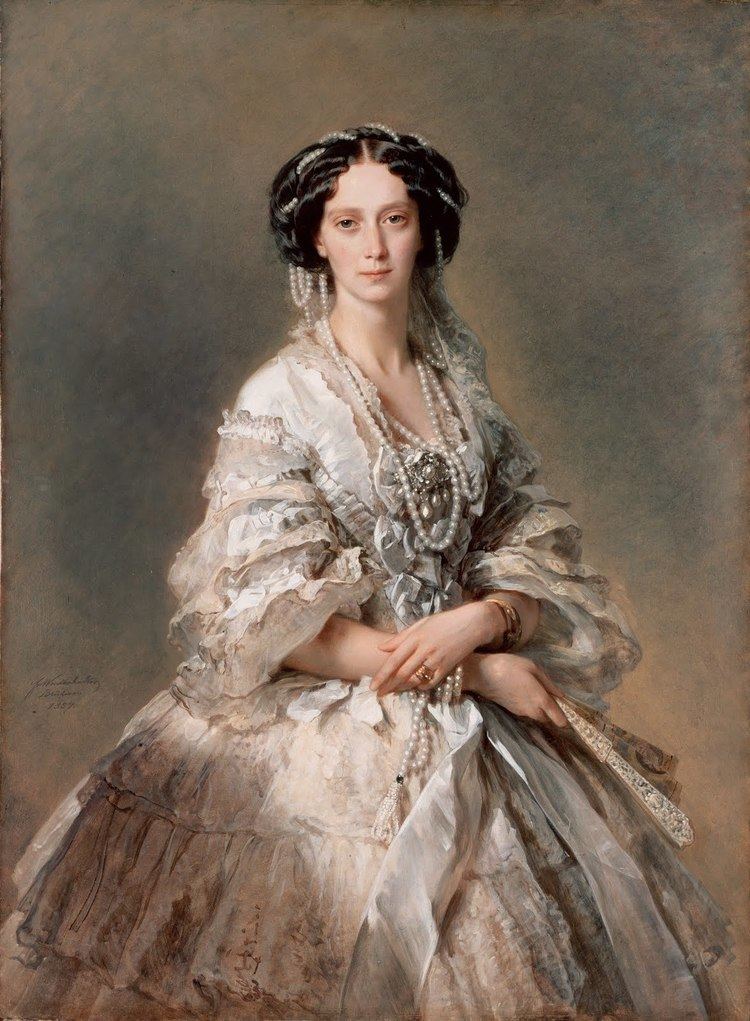Franz Xaver Winterhalter Portrait of Empress Maria Alexandrovna Franz Xaver