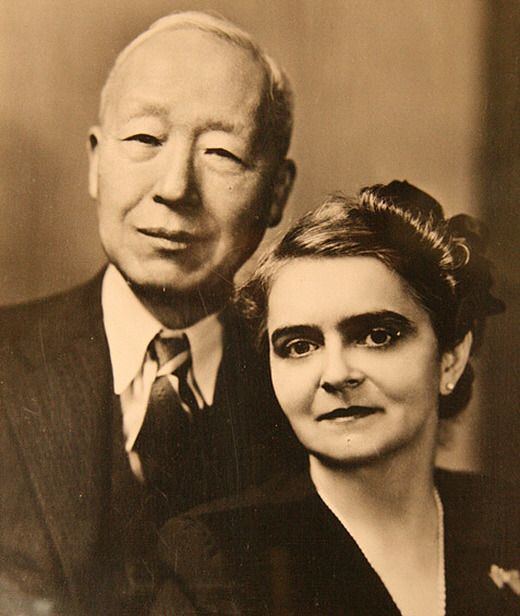 Franziska Donner Syngman Rhee the first president of South Korea with his